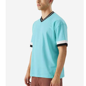 T-shirt surdimensionné en tissu confortable Design Unique Hommes T-shirt surdimensionné d'été Design T-shirt surdimensionné Ringer T-shirt surdimensionné - Product Image 2