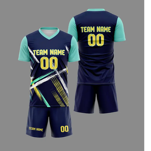 Costume de Football de haute qualité hommes nom et numéro personnalisés maillot adulte nouvel étudiant compétition équipe formation uniforme sportif - Product Image 4