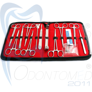 Juego de cirugía menor y kit de instrumentos de disección Juego de instrumentos quirúrgicos de calidad profesional - Product Image 3