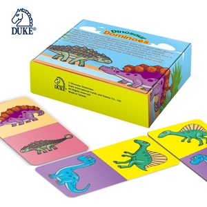 Juego de cartas de dominó personalizado de colores juguete educativo para niños - Product Image 4
