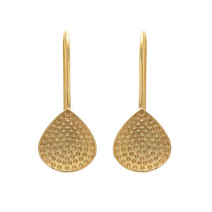Pendientes colgantes de joyería fina de diseño único, Plata de Ley 925, chapado en oro de 18 quilates, exquisita colección de bodas para regalo de mujer y niña - Product Image 1