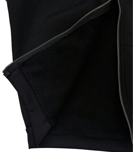 Sweat à capuche oversize Y2K à fermeture éclair avec impression numérique hivernale et strass graphiques, style Punk Gothique Crâne, personnalisable OEM - Product Image 6