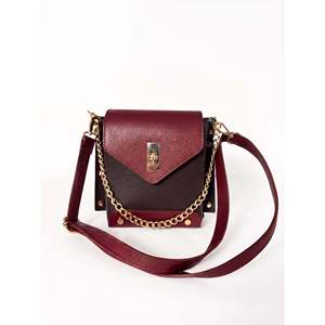 Bolso cruzado estructurado y bolso de mano en cuero genuino Dollaro - Hecho en Italia - Art. 26140 - Product Image 6