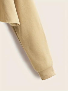 Sudaderas Cortas de Invierno para Mujer con Logotipo Frontal, 100% Algodón, Servicios OEM/ODM para Minoristas Internacionales de Ropa Juvenil de Pakistán - Product Image 5