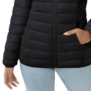 Veste bouffante à col montant de qualité supérieure pour femmes manteau en duvet isolé et respirant coupe-vent pour l'hiver en plein air - Product Image 5