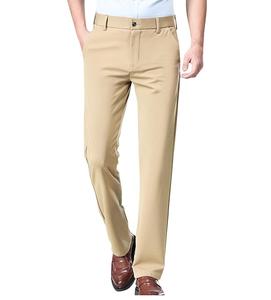 Haute qualité hommes robe pantalon nouvelle mode Slim Fit robe pantalon respirant décontracté affaires bureau Stretch robe pantalon - Product Image 4