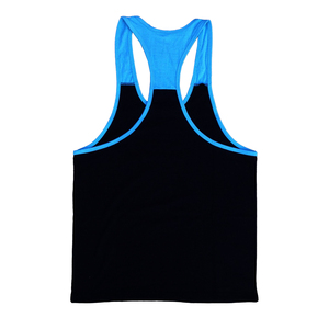 Débardeur de gymnastique pour hommes imprimé personnalisé respirant écologique tricoté 220g débardeurs en coton décontracté Fitness actif musculation - Product Image 2