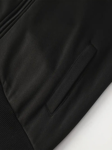 Nouveau design de survêtements de sport pour hommes en gros Survêtements à la mode 100% coton respirant coupe ajustée motif solide pour l'hiver - Product Image 5