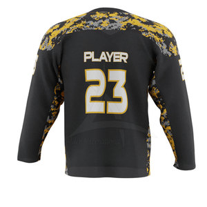 Maillot de hockey sur glace OEM Meilleure fabrication Concevez votre propre maillot de hockey sur glace Maillot de hockey sur glace à bas prix - Product Image 4