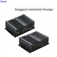 PC industriel sans ventilateur Intel J6412 double LAN double COM DDR4 jusqu'à 16 Go Mini PC compact pour contrôle d'automatisation Stock S05