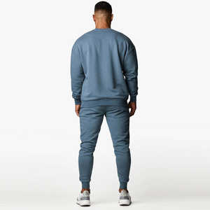 Conjunto Deportivo de Chándal para Hombre al por Mayor OEM, el Mejor Precio, Nuevo Diseño, Cálido, Transpirable, 100% Algodón, Talla Grande, Estampado - Product Image 5