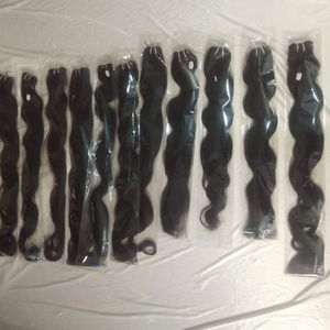 Vente en gros de cheveux bouclés indiens vierges 12A non traités, vendeurs de cheveux humains bruts directement d'Inde - Product Image 1