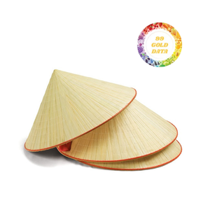 Chapeau conique vietnamien de qualité supérieure durable, respirant et élégant chapeau en feuille de palmier naturel pour l'agriculture et l'usure quotidienne - Product Image 6