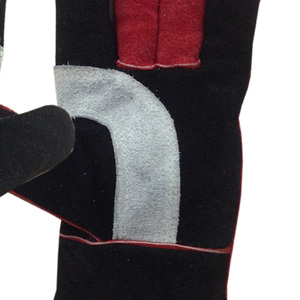 Guantes de soldadura MIG de cuero Forge con refuerzos de Palma resistentes al fuego - Product Image 6