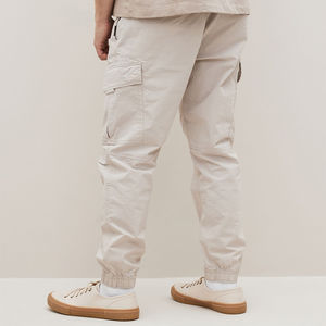 Pantalons cargo pour hommes, couleur unie, décontractés, de haute qualité, à logo personnalisé, légers, respirants, avec poches, vente chaude - Product Image 6