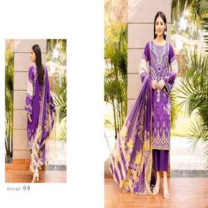 CHARIZMA-ropa de fiesta india y paquistaní, vestidos bordados a precio de descuento, ropa de lujo de alta calidad para césped - Product Image 5