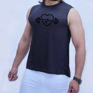 Débardeur de musculation personnalisé en coton pour hommes, vêtement de sport pour la gym, modèle séchage rapide - Product Image 1