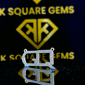 Personalizado 18K oro rosa S925 plata esterlina hombres Hip Hop colgante con VVS Moissanite Iced cadena fiestas Chic 18K oro rosa encantos - Product Image 5