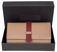 Portefeuilles longs en cuir souple de la meilleure qualité pour femmes porte-cartes avec fermetures à glissière pince à billets multi-cartes porte-monnaie pour femme pour un usage quotidien