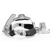 Lampe frontale chirurgicale ESC Medicams et lampe frontale LED ORL avec loupes dentaires pour la chirurgie et batterie sans fil