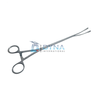 Tijeras VATS Foerster Curvas Izquierdas de 20 mm con Mordazas Ovaladas Dentadas de Acero Inoxidable, Eje de 10 mm, Instrumentos Cardiovasculares Aprobados por CE ISO - Product Image 4