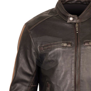 Blouson de moto en cuir pour homme ROMEO INDUSTRY, best-seller, taille personnalisée, respirant, idéal pour la course moto - Product Image 3
