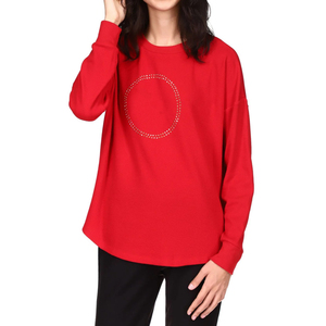 Sudadera de Invierno para Mujer, Cuello Redondo, Estilo Holgado, Logotipo Personalizado en la Parte Delantera, Moda Urbana Ecológica - Product Image 1