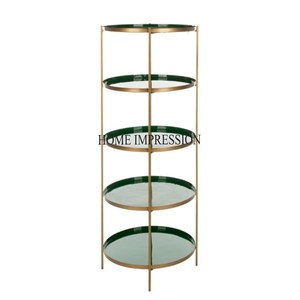 Portaequipajes de metal de diseño premium duradero con múltiples estantes para organizar maletas de equipaje y otras cajas de manera eficiente - Product Image 3