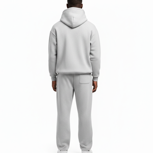 Survêtement de jogging décontracté de qualité supérieure 100% coton avec logo personnalisé, streetwear, survêtement d'hiver pour homme, molleton - Product Image 3