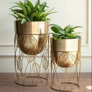 Support de pot fonctionnel en métal avec cadre simple adapté aux débutants commençant le jardinage intérieur ou l'affichage de plantes de balcon - Product Image 1