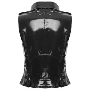 Wholesale New <b>Women's</b> Casual Sheepskin <b>Waistcoat</b> Stand Collar Custom Logo Fashionable Real Leather Vest Spring Autumn Wholesale - Product Image 2