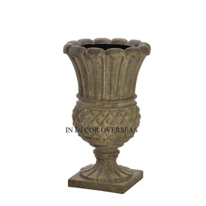 Tamaño y forma personalizados disponibles Jarrón de trompeta de metal de alta calidad chapado en oro de alta calidad Accesorios de decoración de boda - Product Image 2