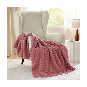 Premium Acrylic Heart 60x80in Chunky Knit Lounge <b>Throw</b> With Warm Feel High GSM Bulk Ready Winter Home Goods Choice For Retailers - Product Image 5