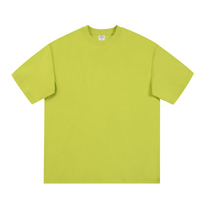 Camiseta con cuello redondo y hombros descubiertos para hombre de algodón orgánico 100% con logotipo personalizado, camiseta blanca de peso pesado de calidad de lujo para hombre, envío DDP - Product Image 6