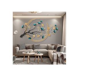 Adorno colgante de Metal para el hogar con diseño Real de estilo más vendido, arte de pared de Metal de hoja elegante para decoración del hogar a un precio asequible - Product Image 4