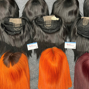 วิกผมบ๊อบ50% ผมตรงกระดูกมนุษย์10-14นิ้วสีดำและสีอื่นๆปริมาณมาก - Product Image 5