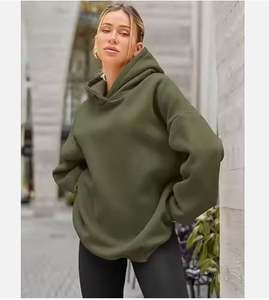 Vente en gros Sweat à capuche surdimensionné personnalisé unisexe pour femmes en coton de haute qualité conçu pour les vêtements grande taille - Product Image 5
