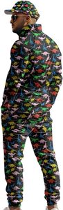 2024 Custom Unisex Windproof Breathable Printed Reversible Eco-Friendly Pullover Two-Piece Training Jogging Streetwear Sets - Product Image 3