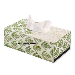 Boîte à mouchoirs en bois de qualité supérieure classique élégant fait à la main meilleure vente de vaisselle nouvelle boîte à mouchoirs en bois en gros - Product Image 3