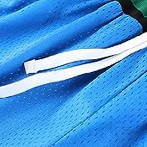 Custom Double <b>Layer</b> Mesh Beach Shorts Quick Dry Athletic Workout Gym Wear Casual Knee Length Sports Running Shorts Pockets Solid - Product Image 6