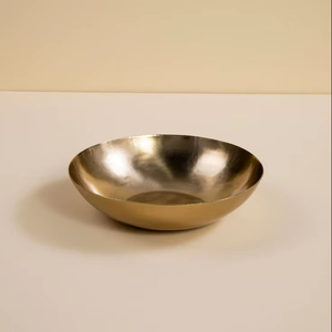 Premium Textured Metal Dates Bowl Made For Elegant Dining Enhancing Overall Table <b>Aesthetic</b> Effortlessly - Product Image 1