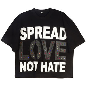 Top Tendance 2024 Imprimé Strass T-Shirts Casual Wear À Séchage Rapide Strass T-Shirts À Vendre - Product Image 4