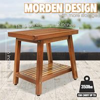 Table de cuisine extérieure en bois à 2 niveaux, idéale pour patio, jardin, piscine, avec banquette, canapé, rangement, pour petits espaces, table d'appoint