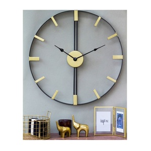 Best Large Modern Metal Wall <b>Clocks</b> with Stylish <b>Antique</b> Detailing Perfect for Living Room Decor and Home Interiors - Product Image 3