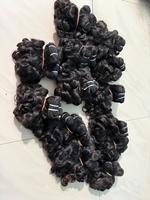 Perruques frontales en dentelle HD 100 % vierges en gros, cheveux bouclés, texture 4B 4C, style Deep Wave, perruque en cheveux humains bruts, ligne de cheveux naturelle