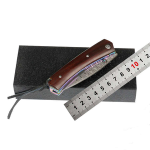 Professional <b>Industrial</b> Grade Damascus Steel Fixed Blade Kitchen <b>Knife</b> Wood Handle Custom Engraved 3-Year Warranty Pakistan - Product Image 6