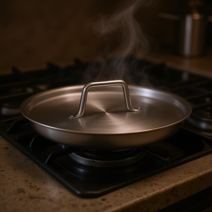 Tapa para Olla de Aluminio Ballarini Serie Profesional 7000 de 28 cm, Color Plata Natural 7058, Pieza de Utensilios de Cocina - Product Image 3