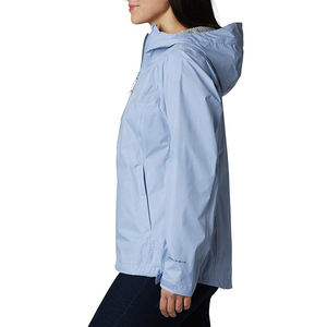 Nouvelles vestes coupe-vent de haute qualité pour femmes à capuche fabriquées en nylon et polyester avec un design et une marque personnalisés - Product Image 3