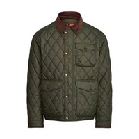 Veste matelassée en polyester pour homme, style urbain, qualité supérieure, coupe-vent, légère, personnalisable, avec fermeture éclair, vente en gros