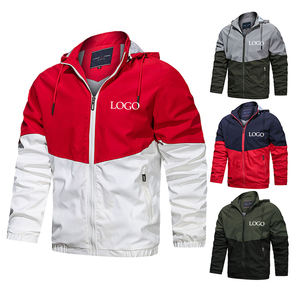 2025 extérieur coupe-vent veste pour hommes personnalisé fermeture éclair en Nylon Anorak à capuche vent hommes coupe-vent veste - Product Image 6